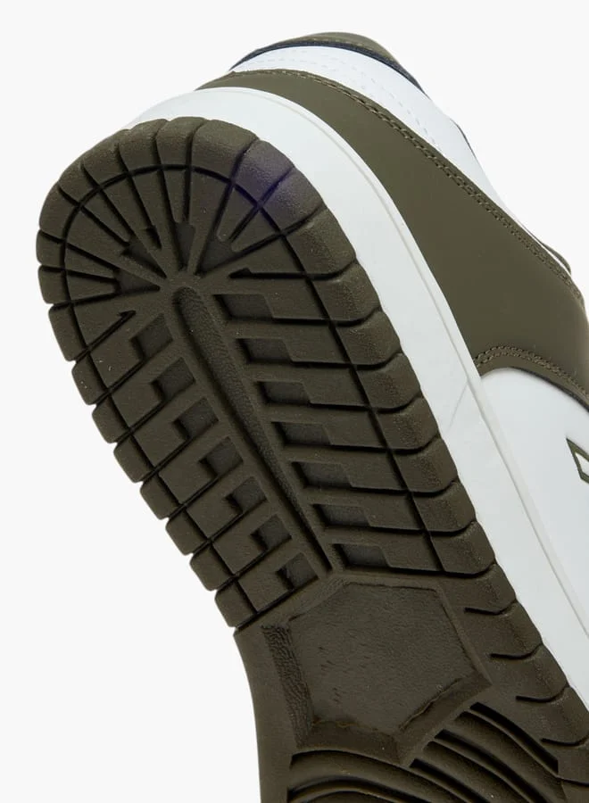 Oaklan by Shoexpress Men Logo Lace-Up Sneakers