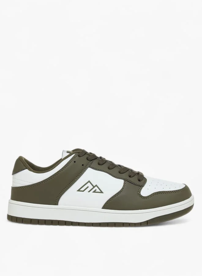 Oaklan by Shoexpress Men Logo Lace-Up Sneakers
