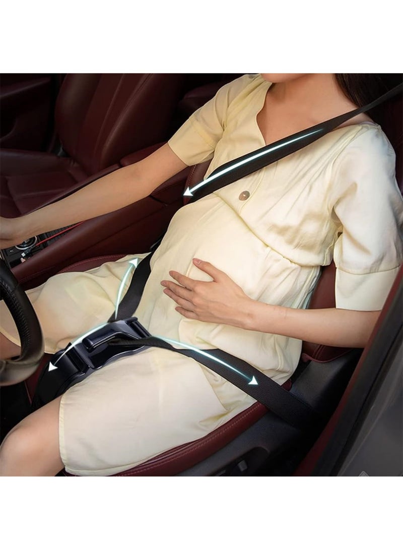 JINFANLI Pregnancy Seat Belt Adjuster,Seat Bump Strap For Pregnant Women Protect Belly - Prevent Compression Of Abdomen - A Must Have Maternity Seat Cover Adjuster For Expectant - Image 2