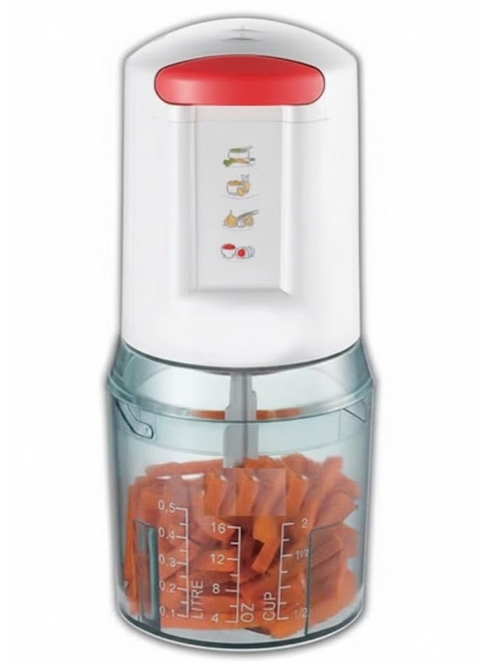 REFURA مفرمة خضروات كهربائية سعة 1 لتر وقوة 300 وات RE-5413 - Image 1
