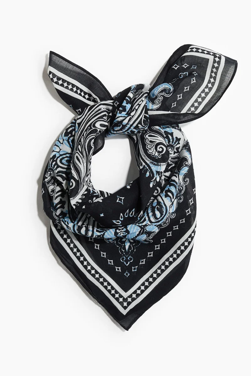 H&M Patterned neck scarf