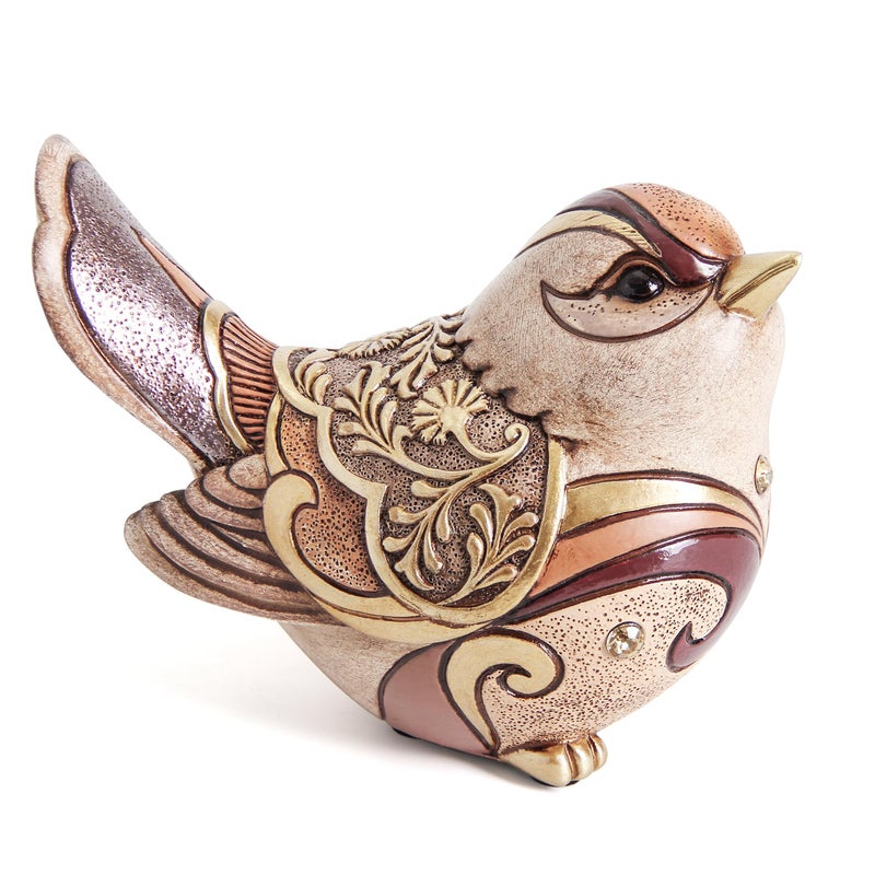 Leekung Bird Figurines For Home Decor,Bird Statue Sculpture For Shelf Decor Accents,Boho Bird Decorations For Table Office Living Room Bedroom,Retro Animal Statues Decorative Bird Gifts For Bird Lovers Women - Image 1