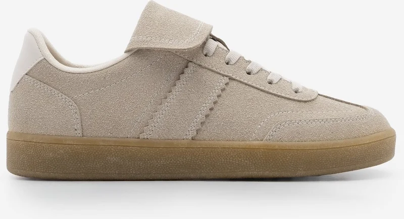MARJIN Women's Sneaker Tongue Detail Retro Sneakers Vinas