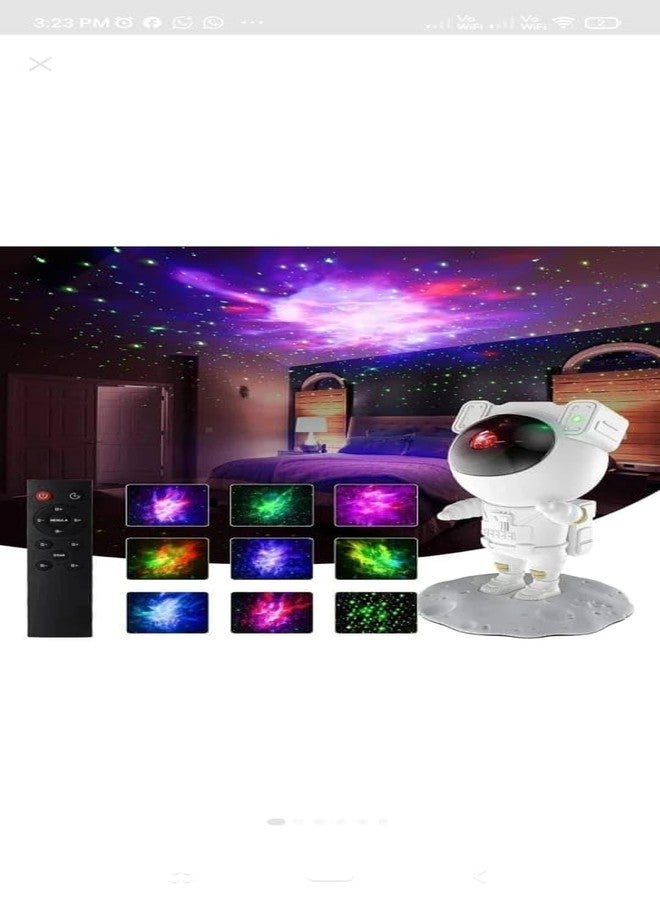 Astronaut Galaxy Projector Night Light – 360° Rotating Nebula Star Projector with Remote, Timer & Adjustable Head for Kids’ Bedroom, Gaming Room & Home Décor. - Image 5