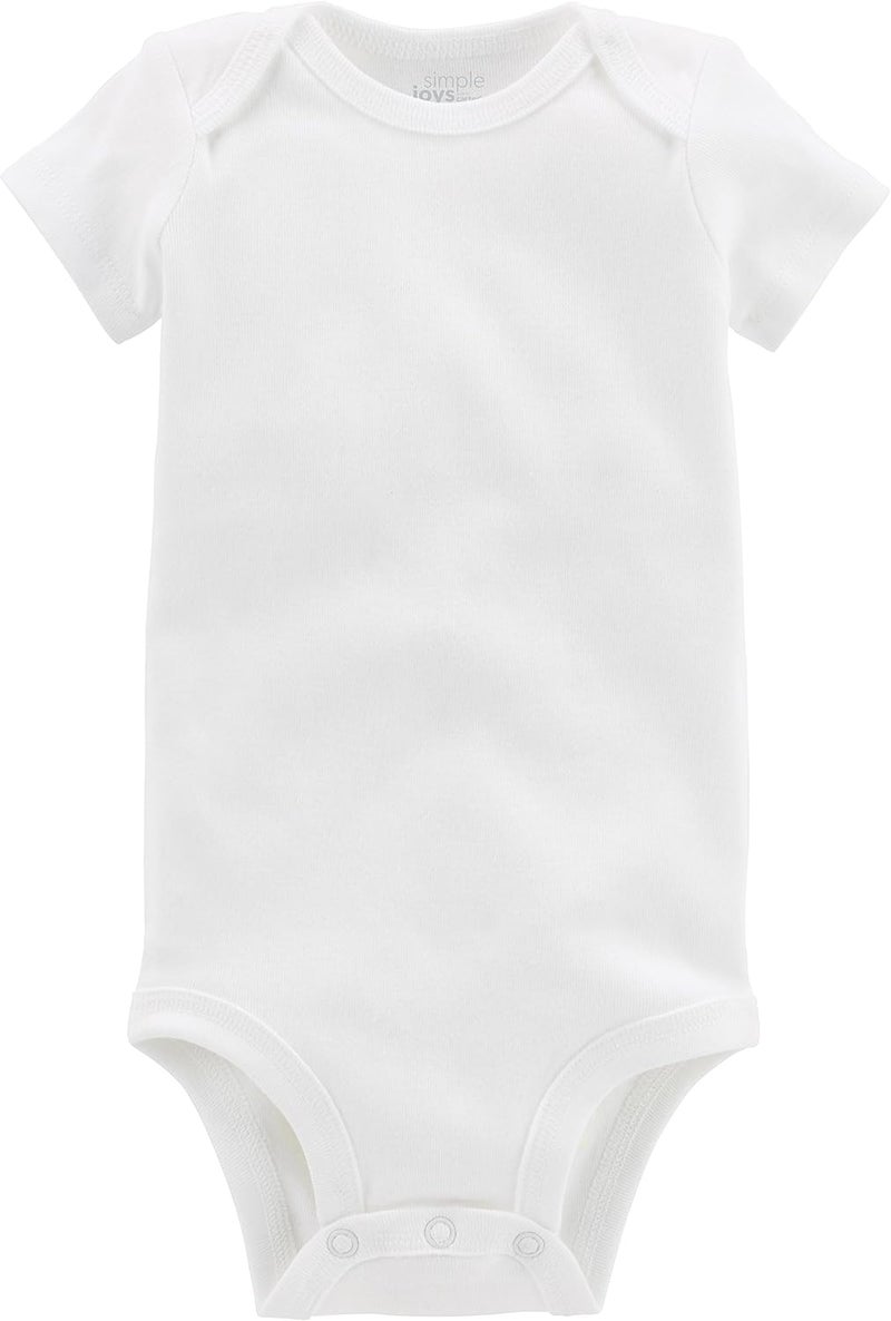 Simple Joys by Carter's unisex-baby 8-pack Neutral Short-sleeve Bodysuit Bodysuit (pack of 8) - Image 3
