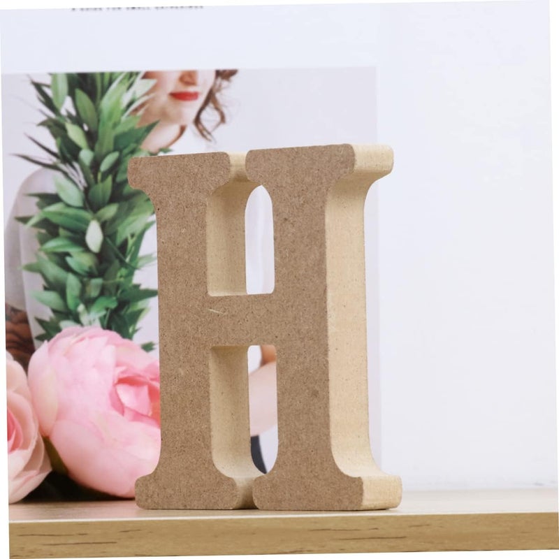 Pine Wood Wall Decor Wooden Alphabet Letters Home Office Decoration Light up Letter for Party Boys and Girls Toys - Image 3