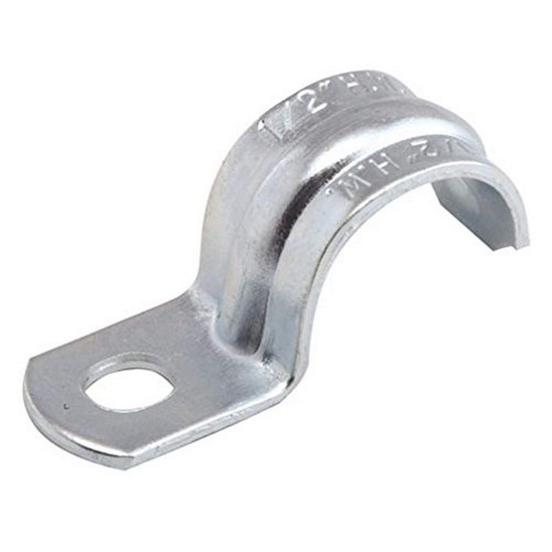 Hubbell-Raco 1332 Strap Rigid/IMC Conduit, 1 Hole, 1/2" Trade Size, Steel (Pack of 100) Gray - Image 4
