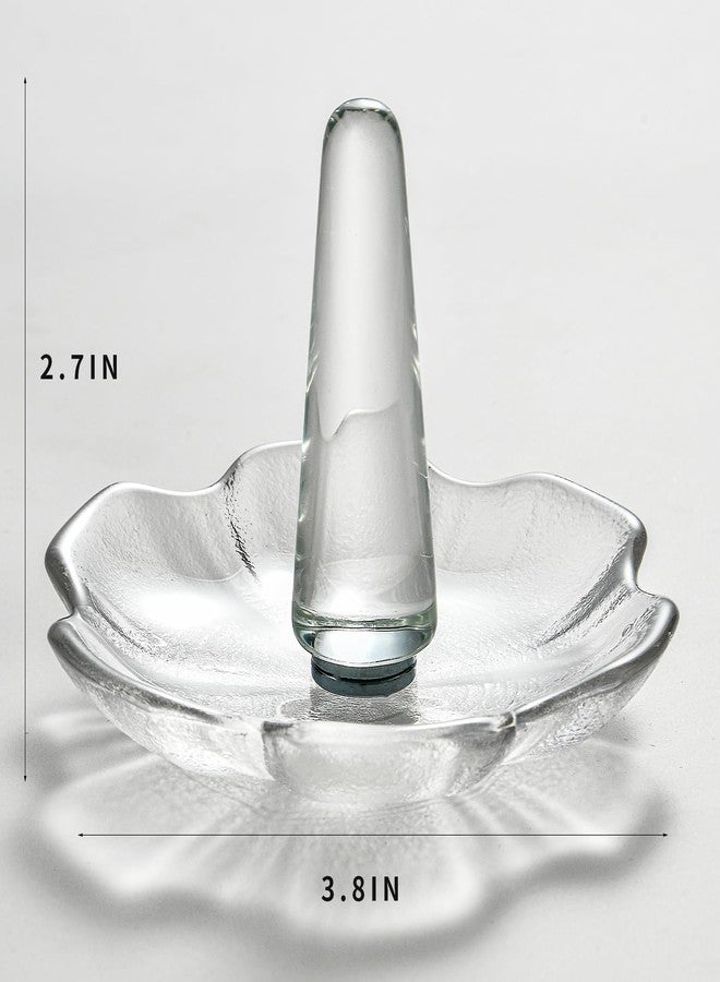 Maxistal Crystal Ring Holder Decorative Jewelry Tray Valentine Engagement Wedding Birthday Gifts for Women (Hexagon) - Image 4