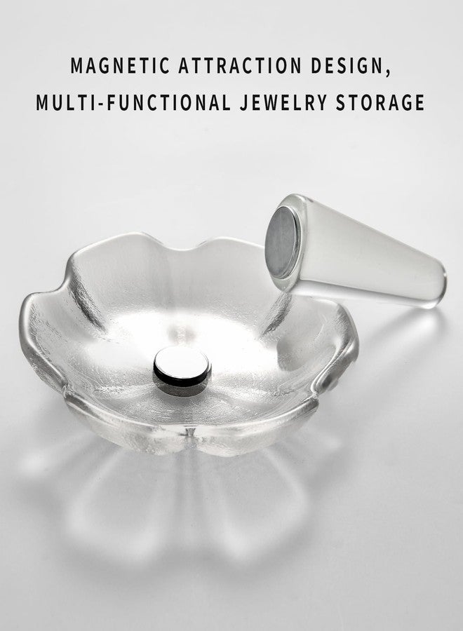 Maxistal Crystal Ring Holder Decorative Jewelry Tray Valentine Engagement Wedding Birthday Gifts for Women (Hexagon) - Image 5