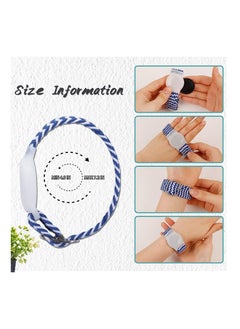 Anmi 2 Pcs Airtag Kids Wristbands, Kids Bracelet Compatible with Apple AirTag, Nylon Strap Cassette Holder Accessories for Toddlers Adults, Adjustable Anti-Lost  - Image 2
