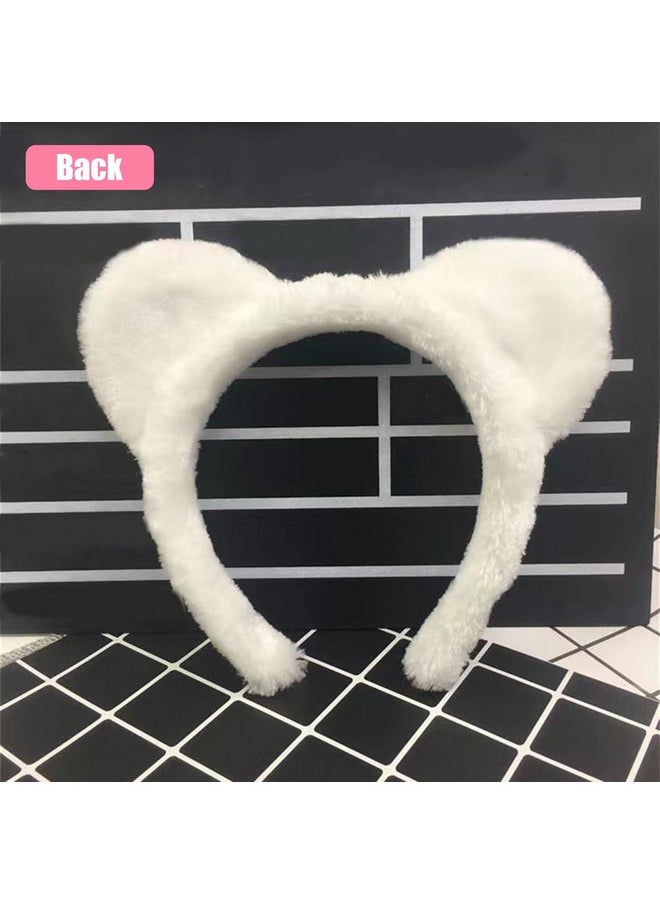 AEGYPIUS - Cat Ears Headband Hello Cat Headband Cat Ear Headband Plush Animal Ears Headband Cat Headband Toddler Cat Ears Fun And Glittering Hair Accessories For Girls And Women - Image 1