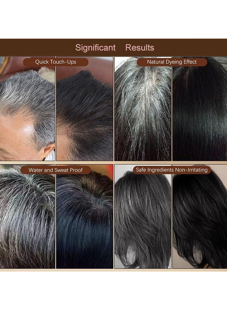 Meidián 2Pack Safe and Convenient Comb Hair Dye, Portable Hair Dye Comb For Gray Hair Coverage, Waterproof and Sweat-Proof, 2 in 1 Instant Dye, for Women & Men (BROWNISH BLACK) - Image 5