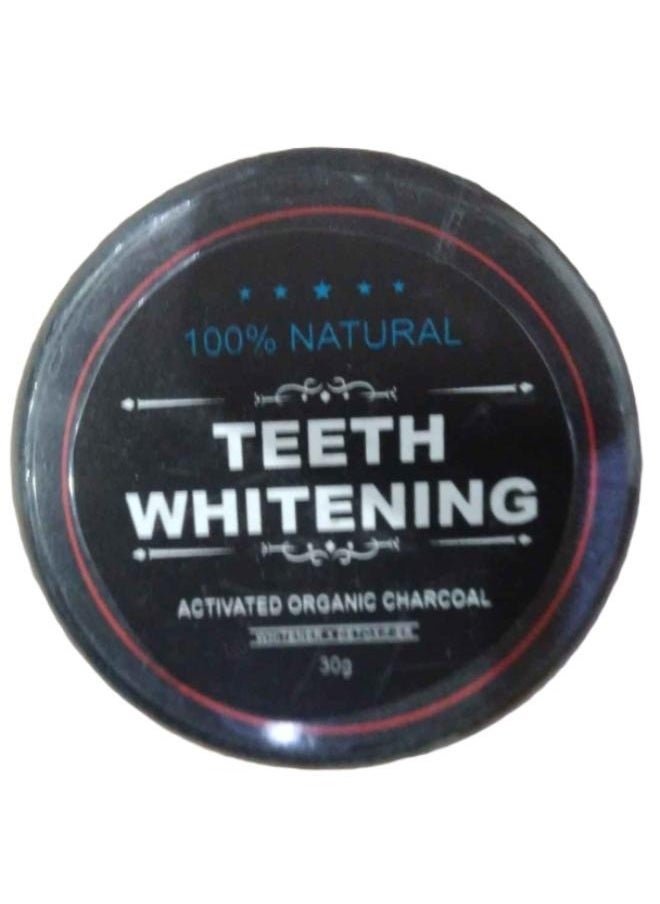 100% NATURAL 2 pieces of charcoal teeth whitening powder, 30g, assorted colors  - Image 2