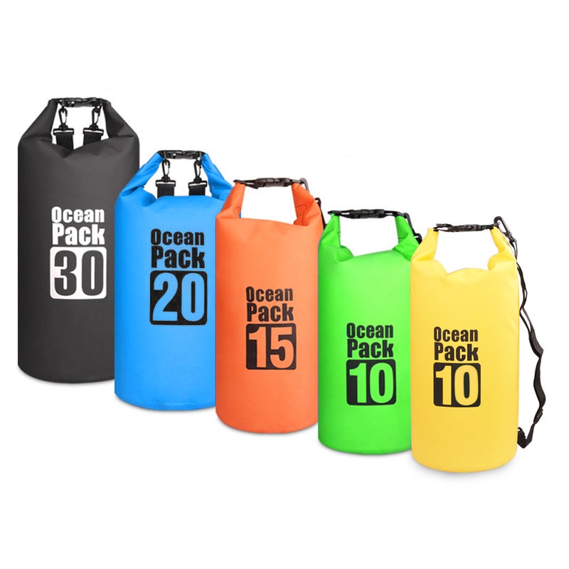 10L / 15L / 20L / 30L Outdoor Waterproof Dry Backpack Water Floating Bag Roll Top Sack for Kayaking Rafting Boating River Trekking - Image 3