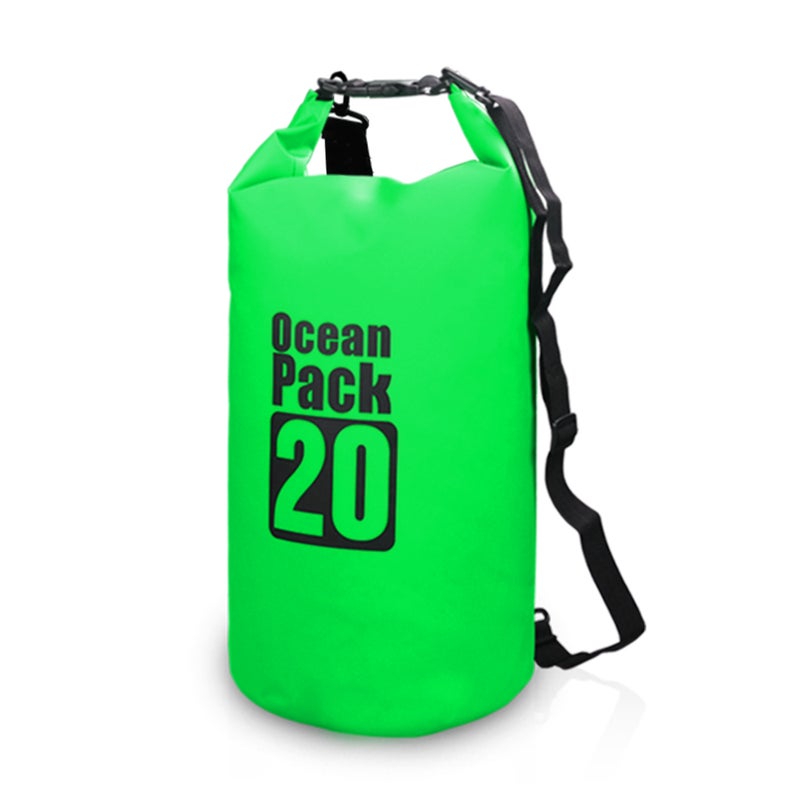 10L / 15L / 20L / 30L Outdoor Waterproof Dry Backpack Water Floating Bag Roll Top Sack for Kayaking Rafting Boating River Trekking - Image 1