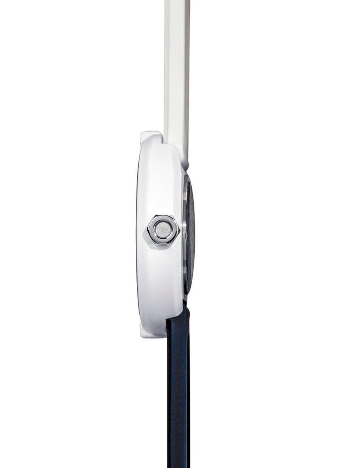 فيلا ساعة فيلا للجنسين بحزام سيليكون أزرق وأبيض، هيكل ستانلس ستيل، مقاس 40 مم - Image 3