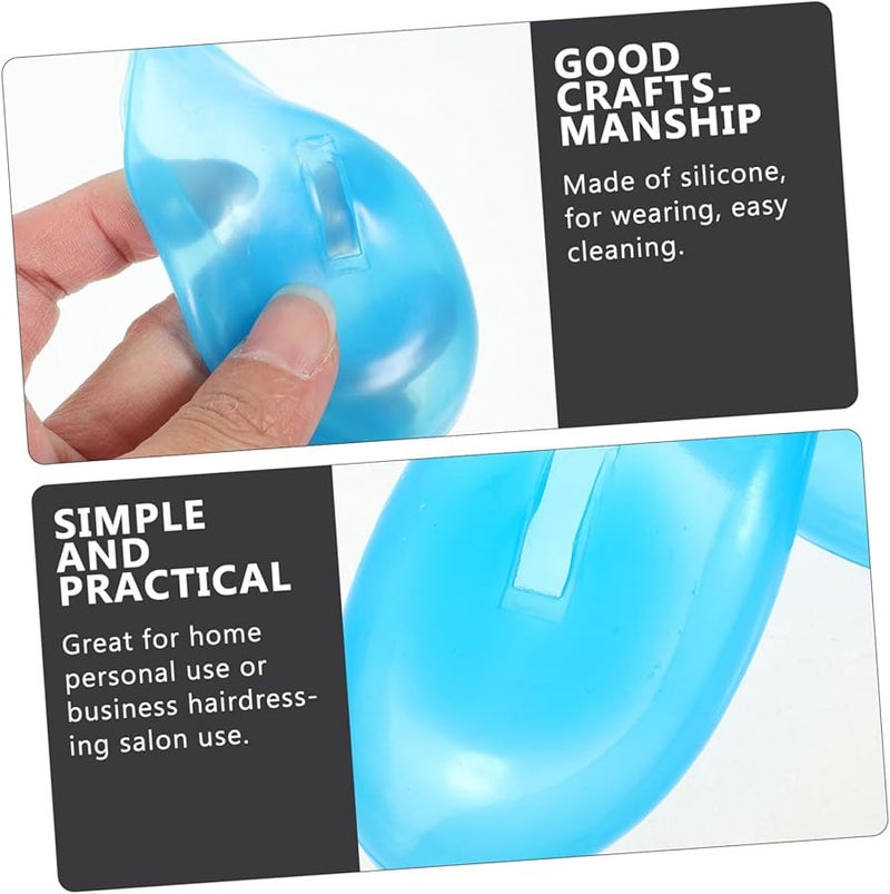 أغطية أذن سيليكونية للصبغة الواقية القابلة لإعادة الاستخدام لتقليل الضوضاء بلون السماء - Image 5