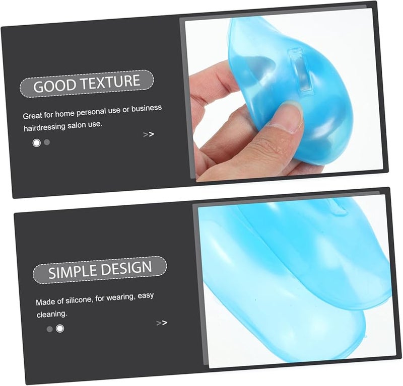 أغطية أذن سيليكونية للصبغة الواقية القابلة لإعادة الاستخدام لتقليل الضوضاء بلون السماء - Image 3