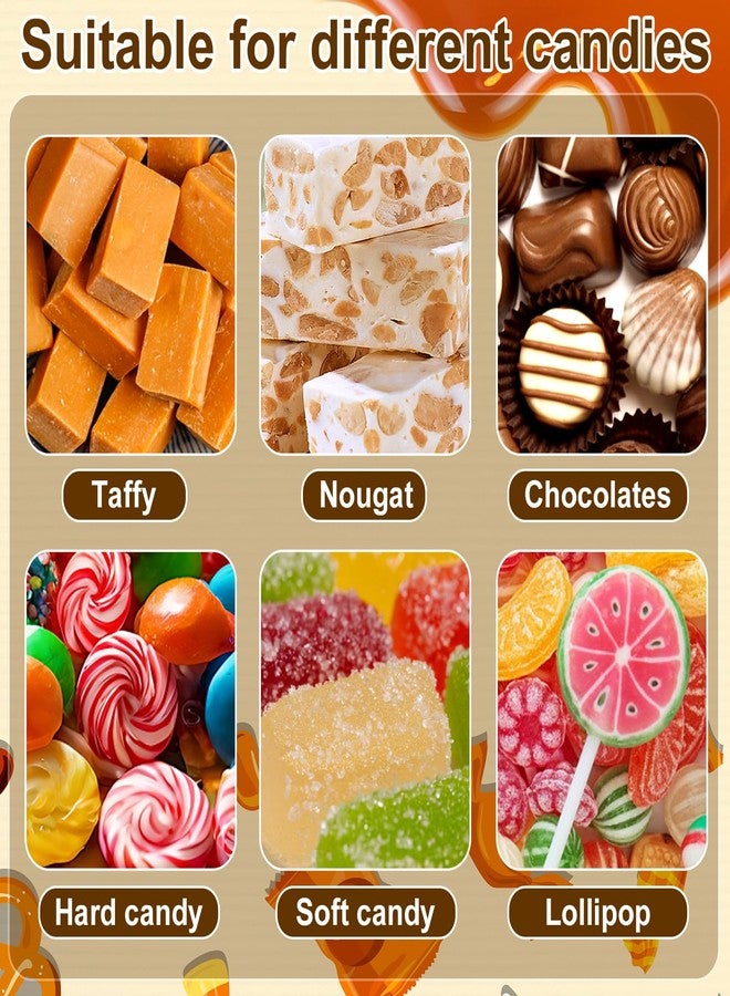 SBYURE Wax Candy Wrappers 1000 Pieces Candy Wrappers for Caramels Pre-Cut Twisting Wax Paper Square Sheets 4.8x4.8inch for Caramel, Chocolate,Taffy,Lollipop - Image 5