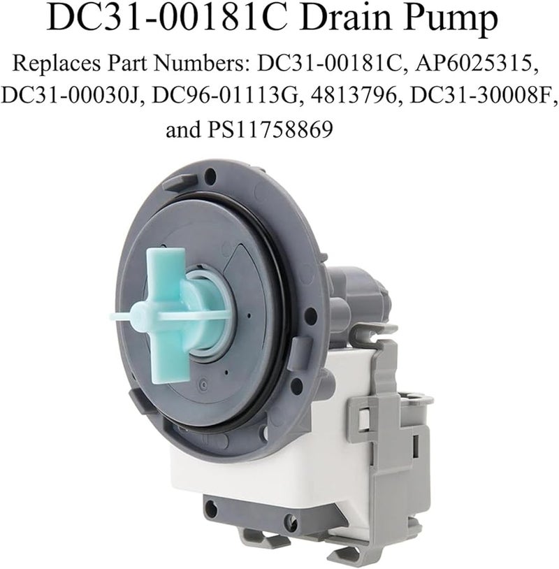 استبدال مضخة تصريف غسالة سامسونج DC31 00181C متوافق مع عدة موديلات - Image 4