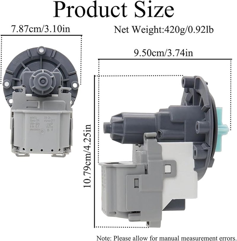 استبدال مضخة تصريف غسالة سامسونج DC31 00181C متوافق مع عدة موديلات - Image 3