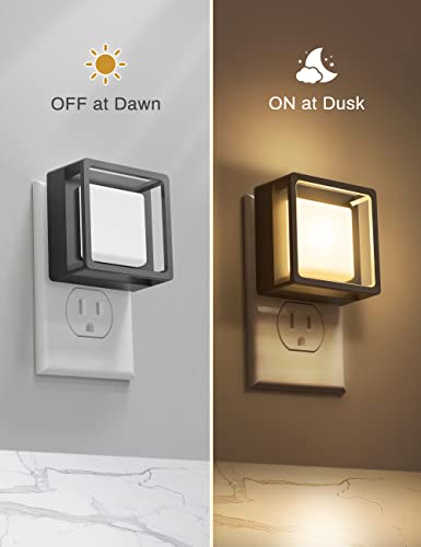 DORESshop LED Night Light, Night Lights Plug Into Wall [2 Pack] with Dusk-to-Dawn Sensor, Dimmable Nightlights, Adjustable Brightness for Bathroom, Hallway, Bedroom,Kids Room,Stairway,Soft White - Image 2