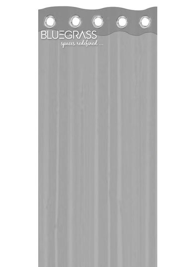 BLUE GRASS Blue Grass 02mm PVC Black Transparent Ring ac Curtain 8 feet Polyvinyl Chloride  - Image 2