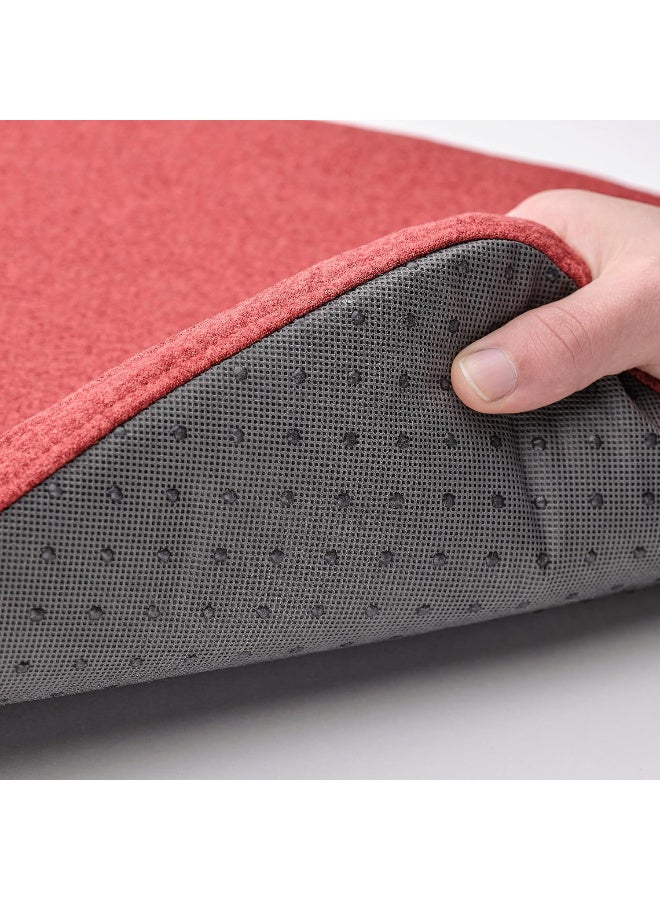 Chair Pad Cushion, Red, Non-Slip Soft Seat Cushion with Removable Washable Cover, Padded Dining Chair Cushion for Kitchen, Office and Home Seating - Image 3