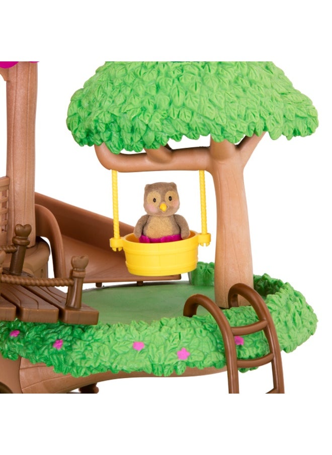 Lil Woodzeez Lil Woodzeez - Family Treehouse Play Set for 14 inch Dolls - 6444  - Image 2