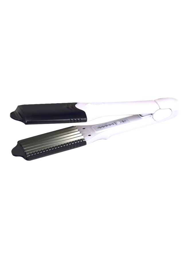 NIBEMINENT 3 Blade Professional Curler Splint White/Black 29cm - Image 1