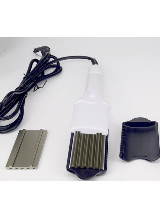 NIBEMINENT 3 Blade Professional Curler Splint White/Black 29cm - Image 2