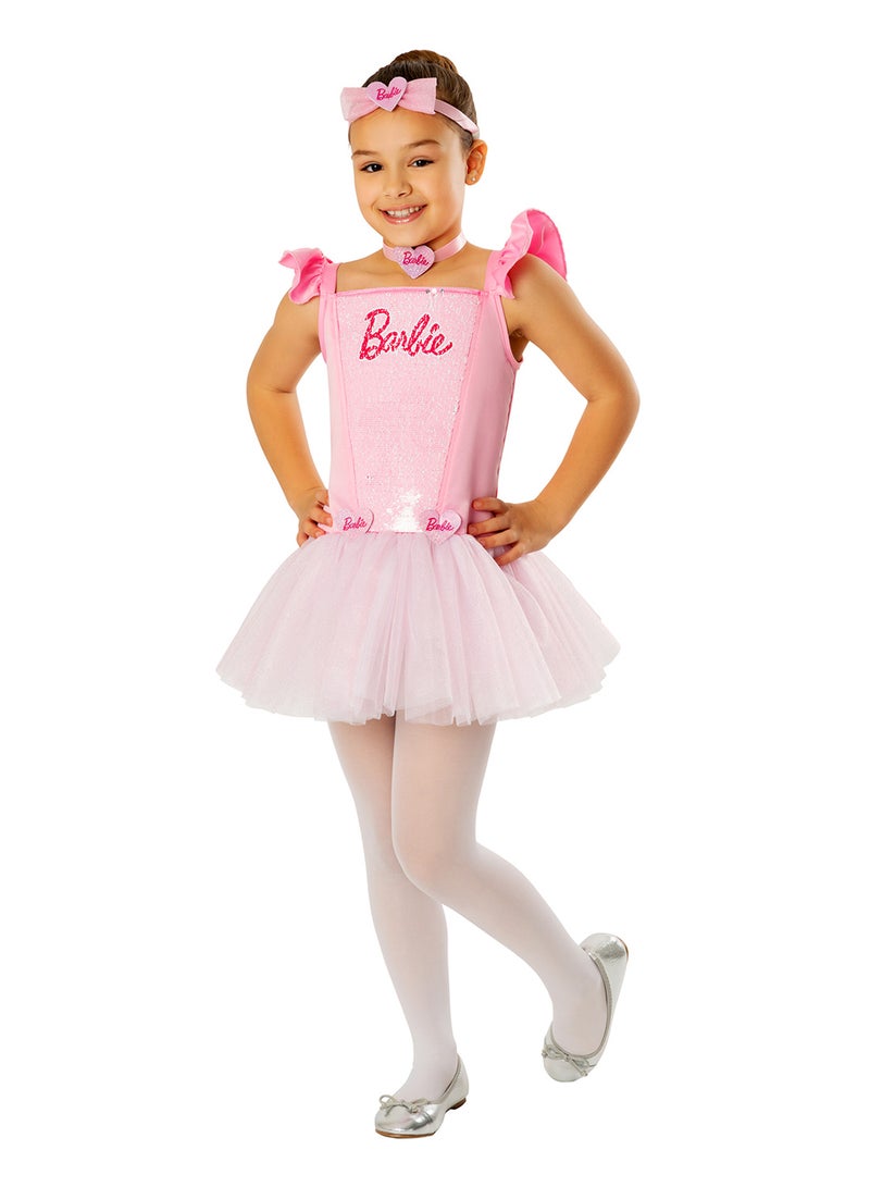Rubies Barbie Ballerina Costume for Girls - Child's Size Medium (5-6 Years) - Image 4