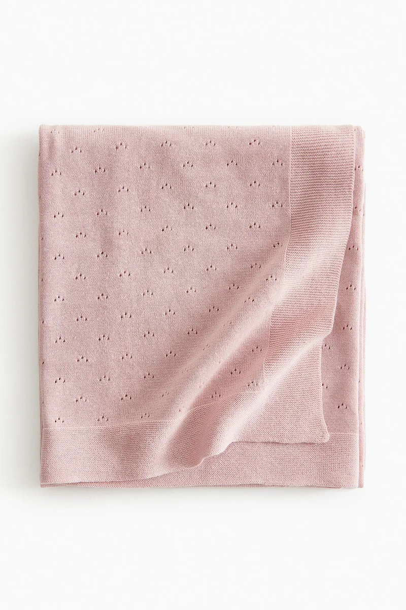 H&M Cotton pointelle baby blanket