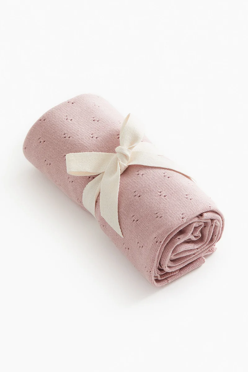 H&M Cotton pointelle baby blanket