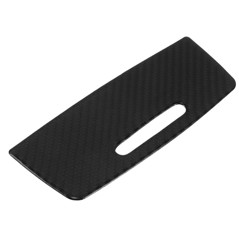 Carbon Fiber Center Console Storage Box Panel Cover Dashboard Organizer - Image 2