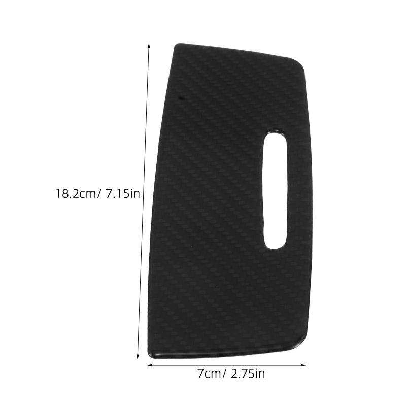 Carbon Fiber Center Console Storage Box Panel Cover Dashboard Organizer - Image 5