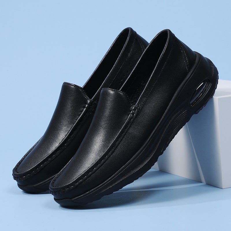 Spring And Air-Cushion Nurse Shoes For Men, Trendy Hollow Medical Care Non-Slip Lightweight Breathable Soft-Soled Work Shoes That Are Not Tiring For Feet - Image 3