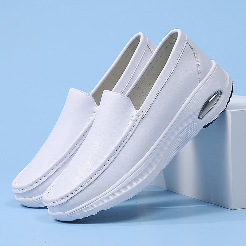 Spring And Air-Cushion Nurse Shoes For Men, Trendy Hollow Medical Care Non-Slip Lightweight Breathable Soft-Soled Work Shoes That Are Not Tiring For Feet - Image 2