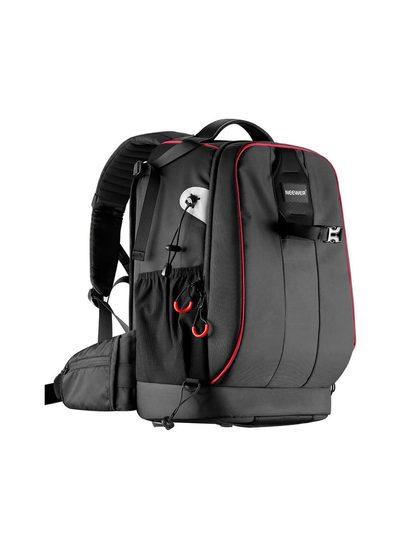 Neewer Adjustable Padded Waterproof Shockproof Camera Backpack with Anti-Theft Lock for DSLR, DJI Phantom Drones, Tripods, Lenses, and Accessories - Image 1
