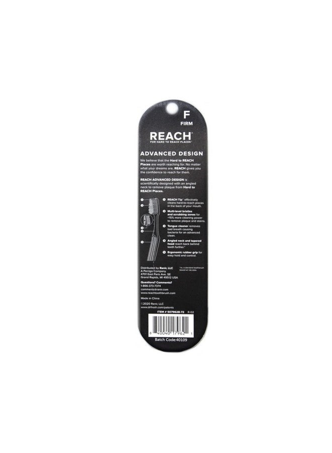 Reach Advanced Design Firm Toothbrushes, Colors May Vary, 3 Count (Pack of 2) Total 6 Toothbrushes - Image 3