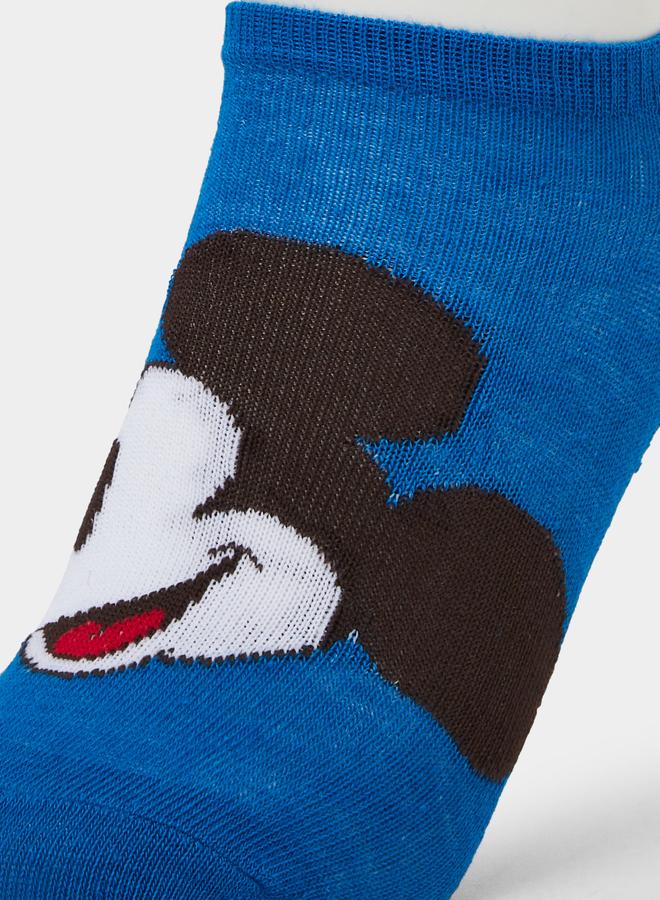 Styli Boys Set of 3 - Mickey Mouse Ankle Socks - Image 5