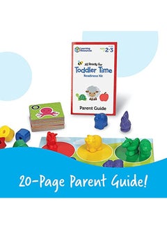 Learning Resources All Ready For Toddler Time Readiness Kit 22 Pieces Ages 2+ Toddler Learning Supplies Back To School Activities School Preparation Activities Preschool Learning Games  - Image 4