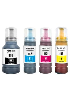 Premium 112 Compatible Color Bulk Water Based Bottle Refill DGT Pigment Ink For Epson Ecotank L15160 Printer 