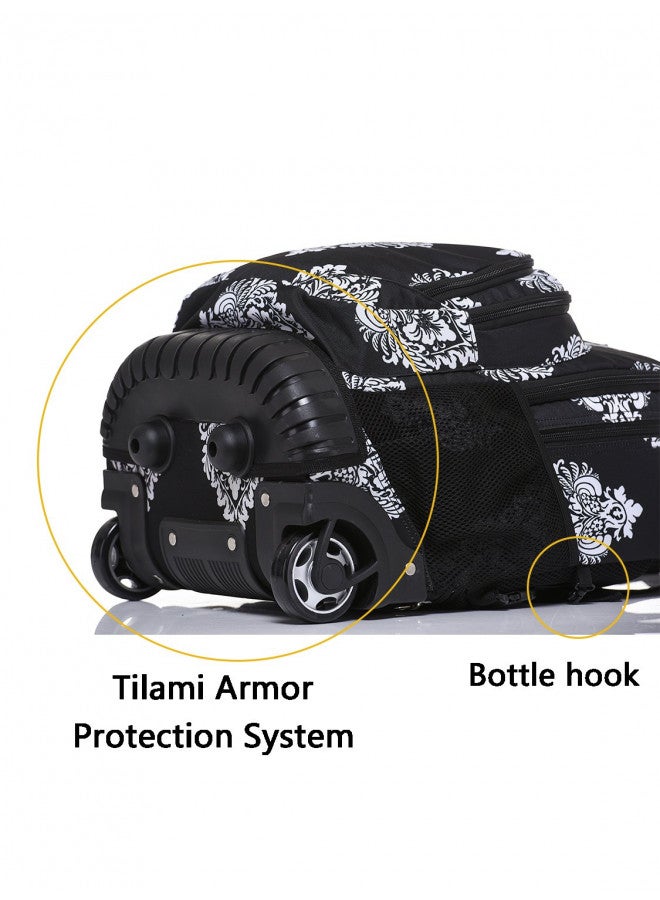 Tilami Tilami Rolling Backpack 18 inch Boys and Girls Laptop Backpack, Totem  - Image 3