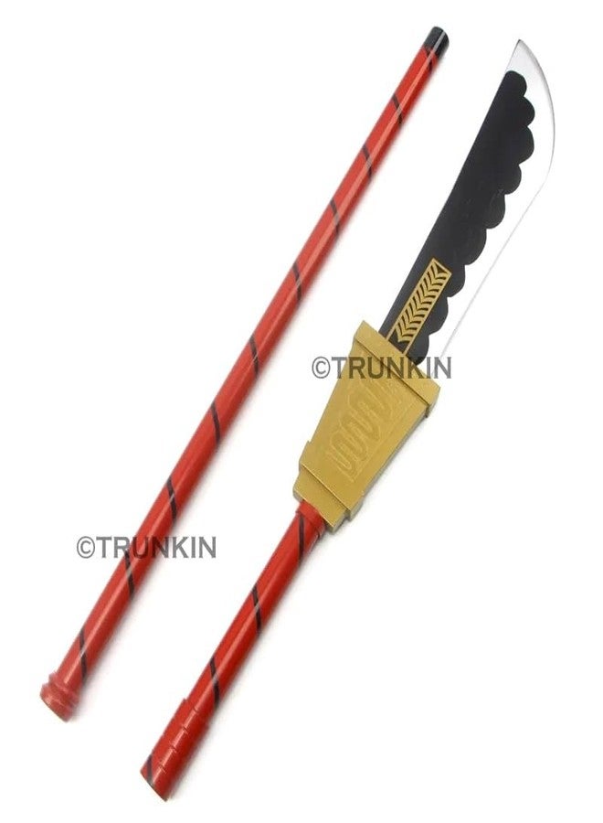 Trunkin One Piece White Beard Edward Newgate Bisento Cosplay Replica Prop Wood PVC Preformance Props Model for Cosplay 150CM lifesized Toy Collectible Whitebeard,Kid, Teen - Image 4