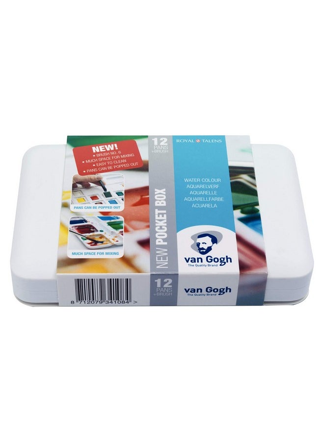 Van Gogh Vangogh 12 Pan Watercolor Pocket Box  - Image 1