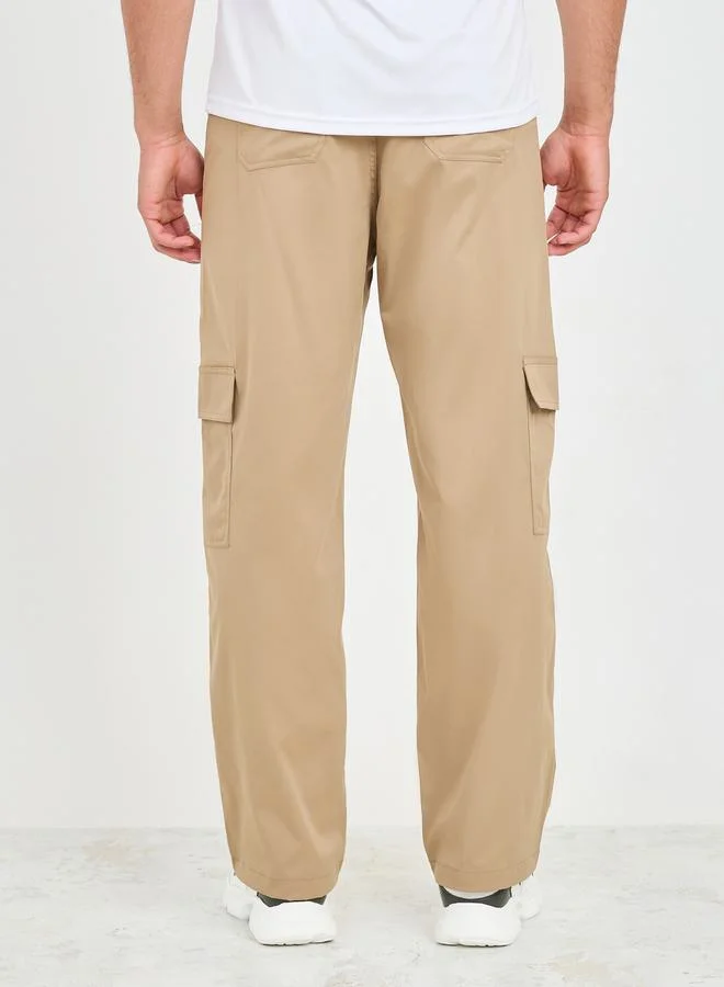 ستايلي Printed Wide Leg Cargo Pant