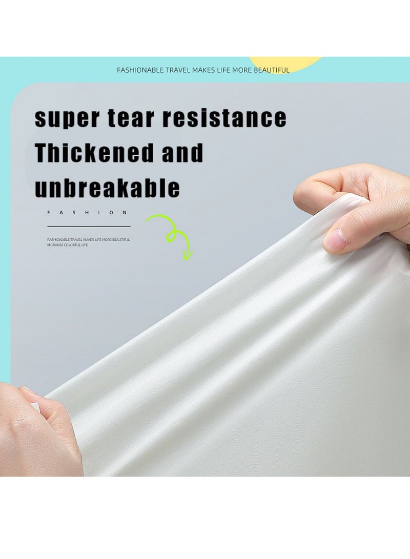 SYOSI معاطف مطر شفافة عصرية قابلة لإعادة الاستخدام من إيفا مع غطاء للرأس للبالغين معطف مطر شفاف للنساء والرجال - Image 3