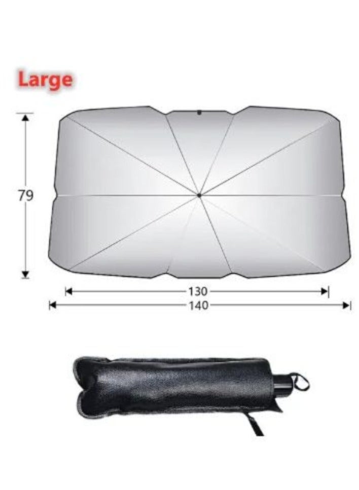 AROAQ Car Front Window Sun Shade Windshield Protection Accessories 78X140cm - Image 1