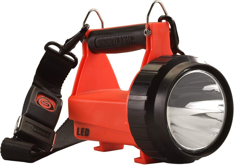 Streamlight مصباح يدوي LED من ستريملايت فاير فولكان مع شاحن AC/DC وحزام كتف سريع الإطلاق - 180 لومن - Image 1